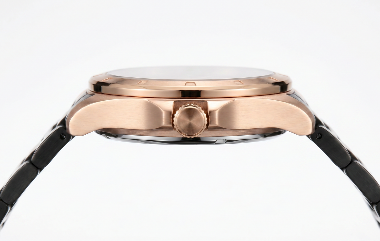HYCON Vortex Rose / Black — case profile